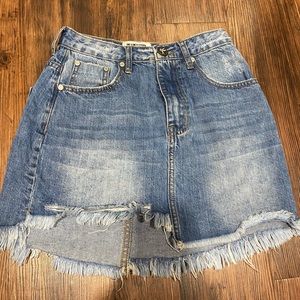 One teaspoon denim skirt